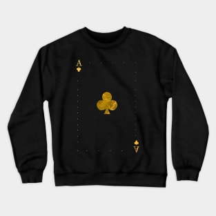 Ace of Clubs - Golden cards Crewneck Sweatshirt